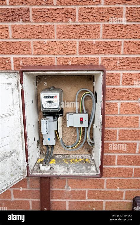 change electric meter box|electricity meter box outside house.